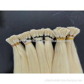Pre-bond keratin I-tip remy human hair extension